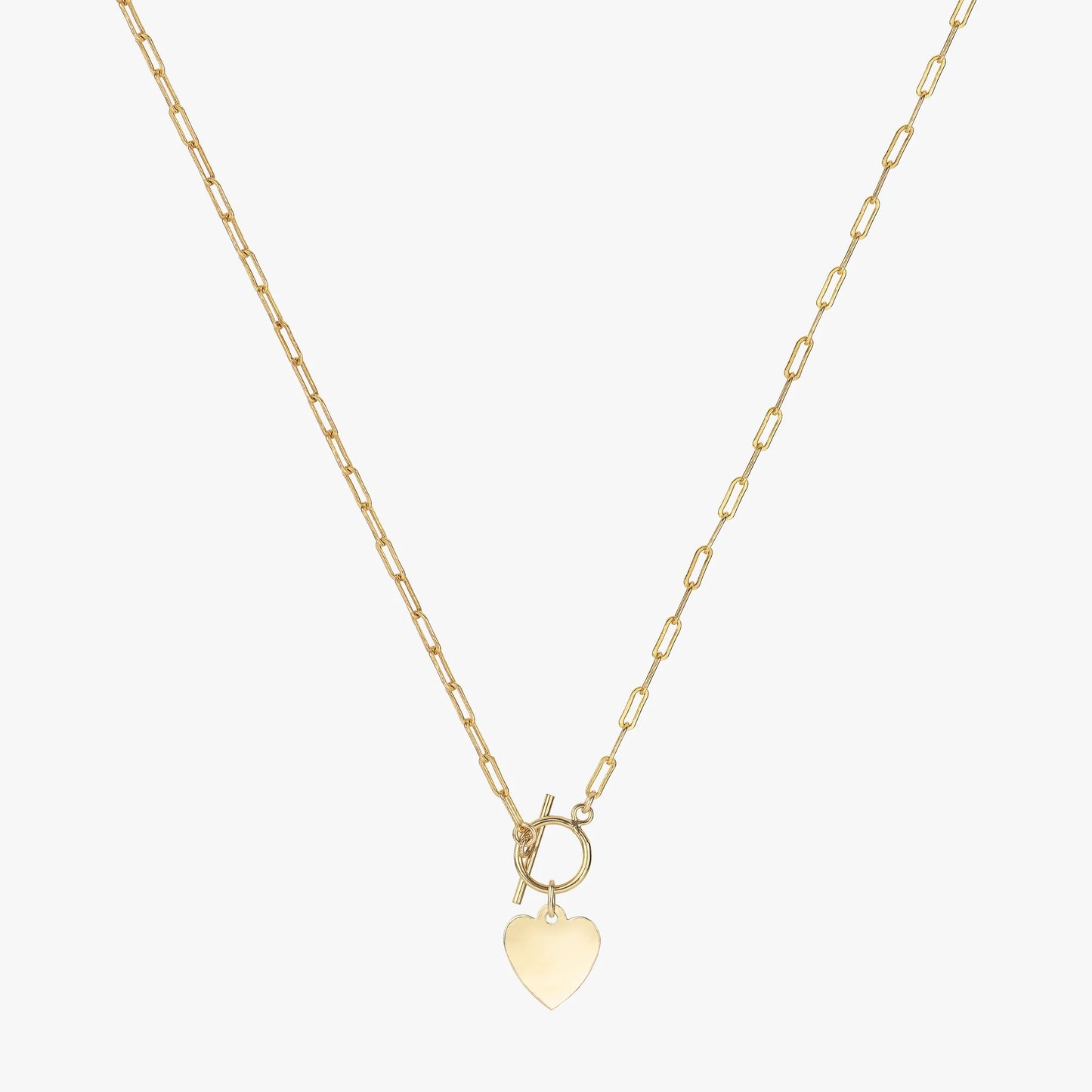 Boyfriend Link Toggle Heart Necklace