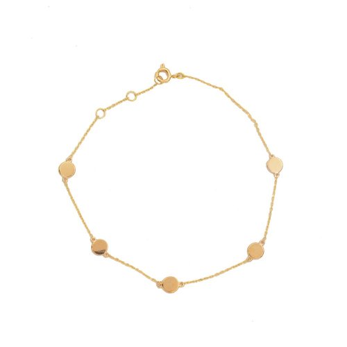 10K Gold Polka Dot Bracelet