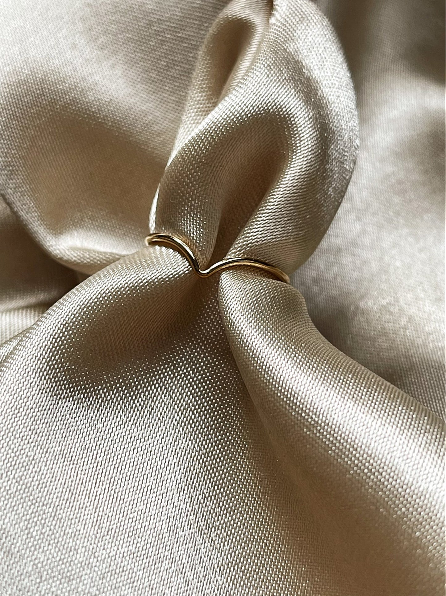 Chevron Stacking Ring