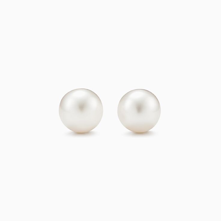 Fresh Water Pearl Stud Earrings Sterling Silver