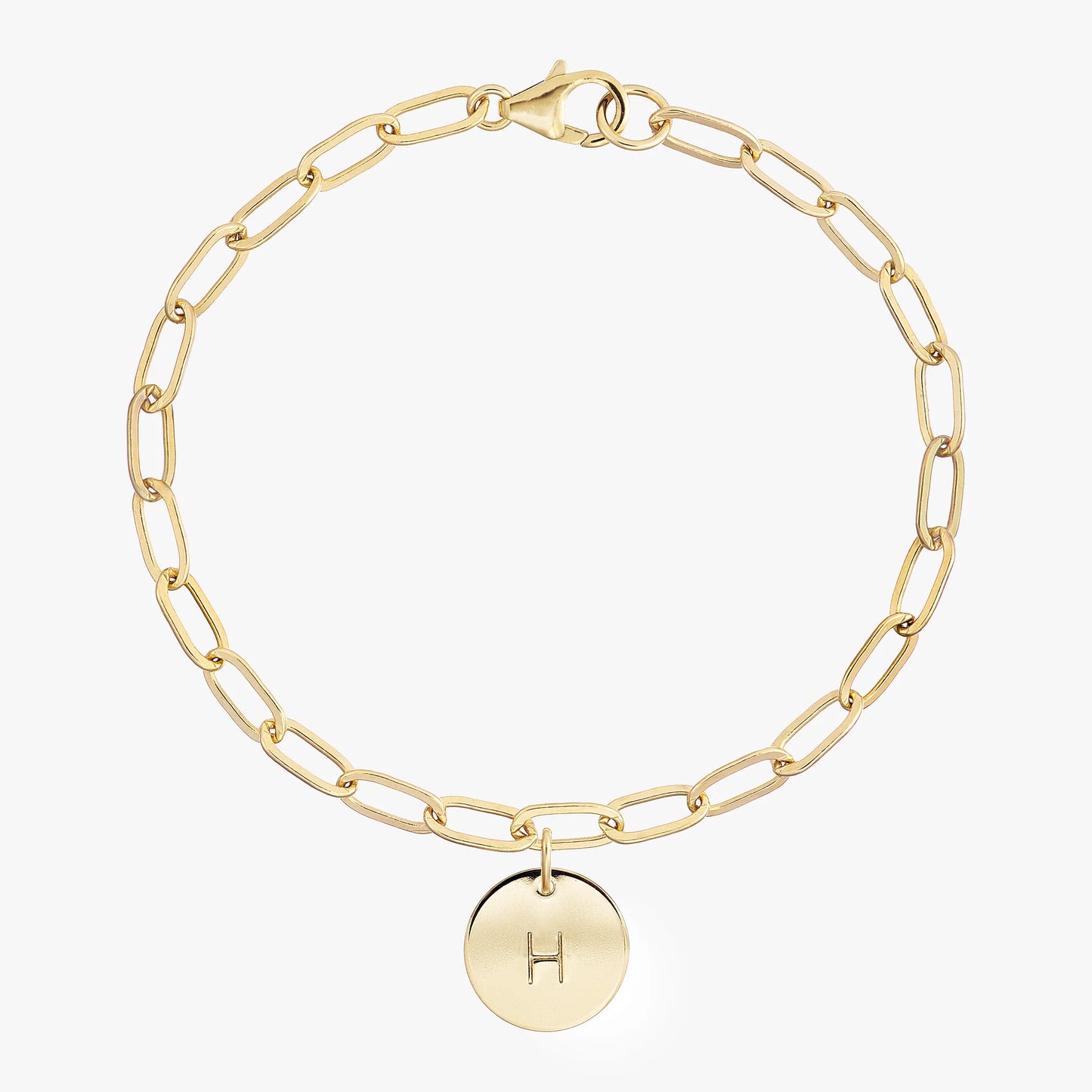 Personalized Isabel Initial Charm Bracelet