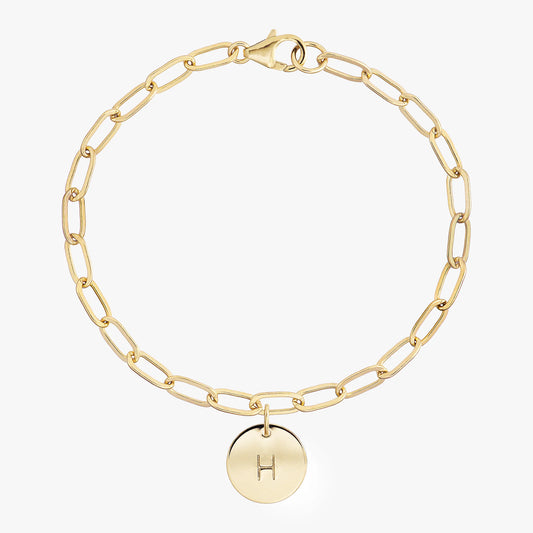Personalized Isabel Initial Charm Bracelet
