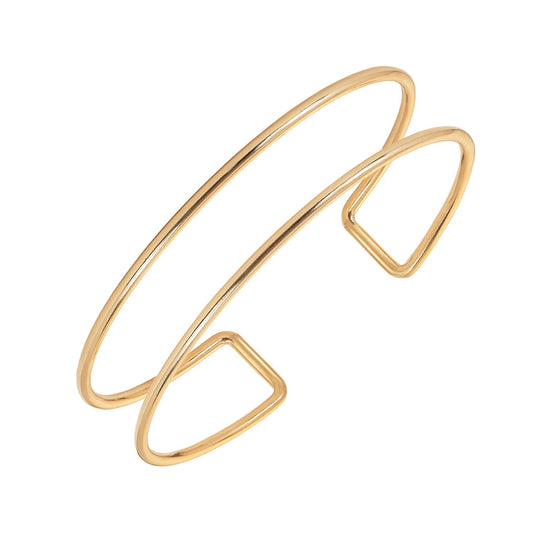 Dreamy Double Band Cuff Bangle