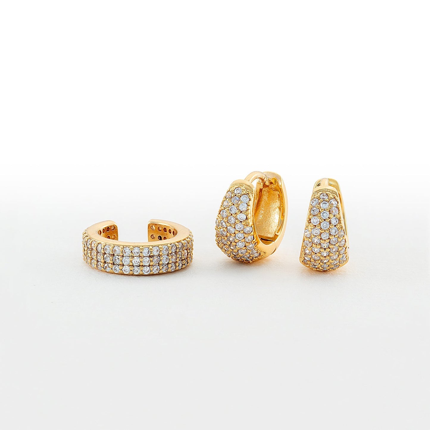 Triple Pave Ear Cuff