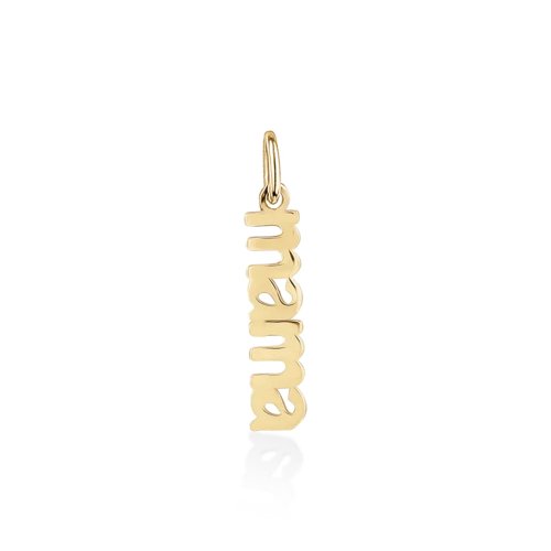 10K Yellow Gold "mama" Pendant