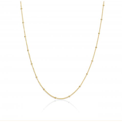 10K Yellow Gold Satellite Chain