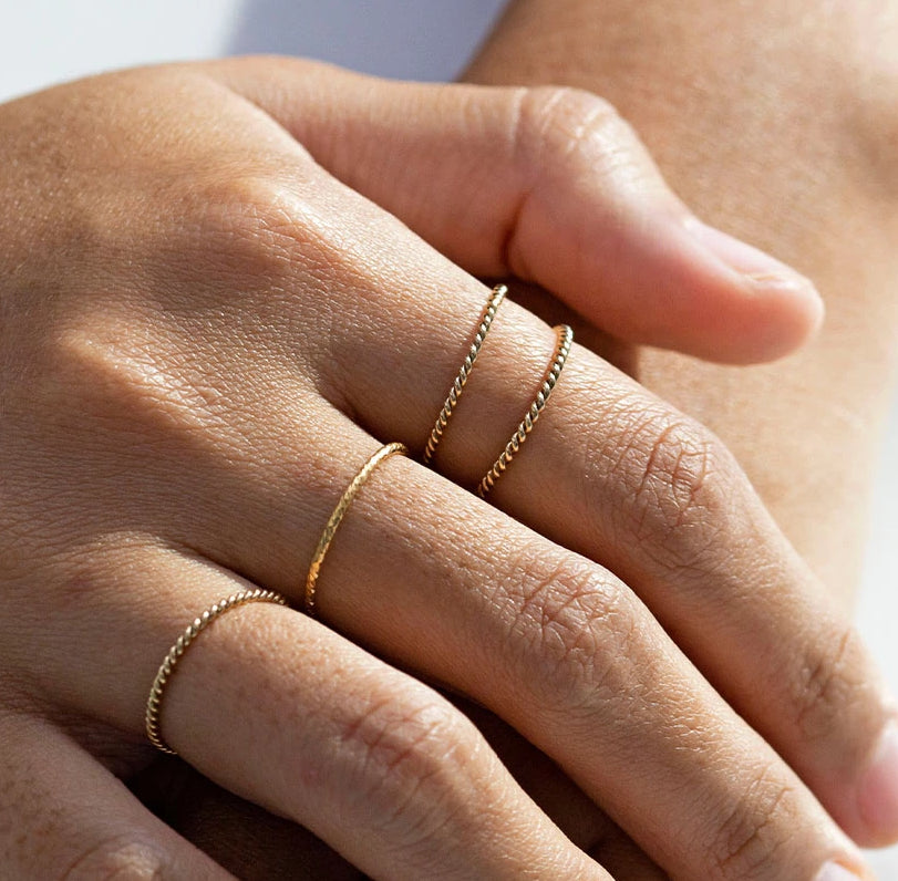 Twisted Stacking Ring