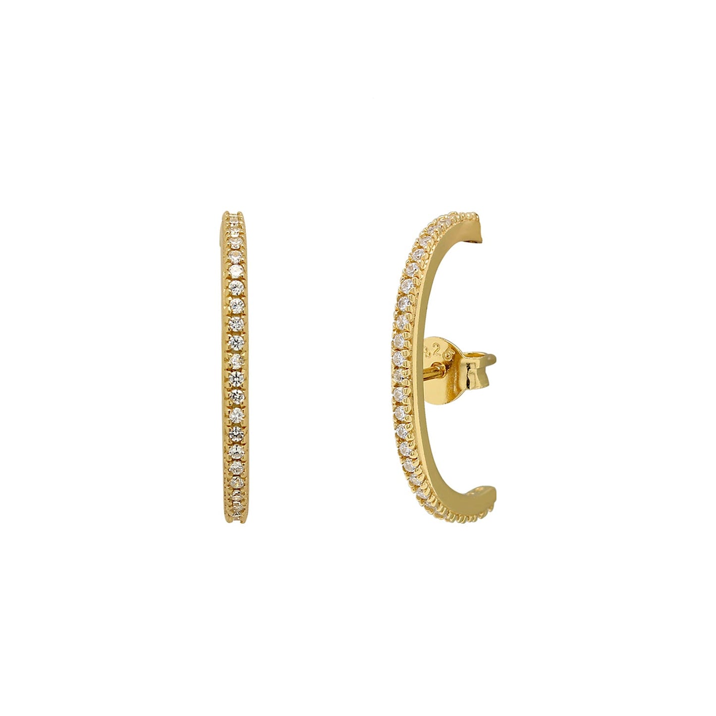 Luxe Pave Suspender Earrings