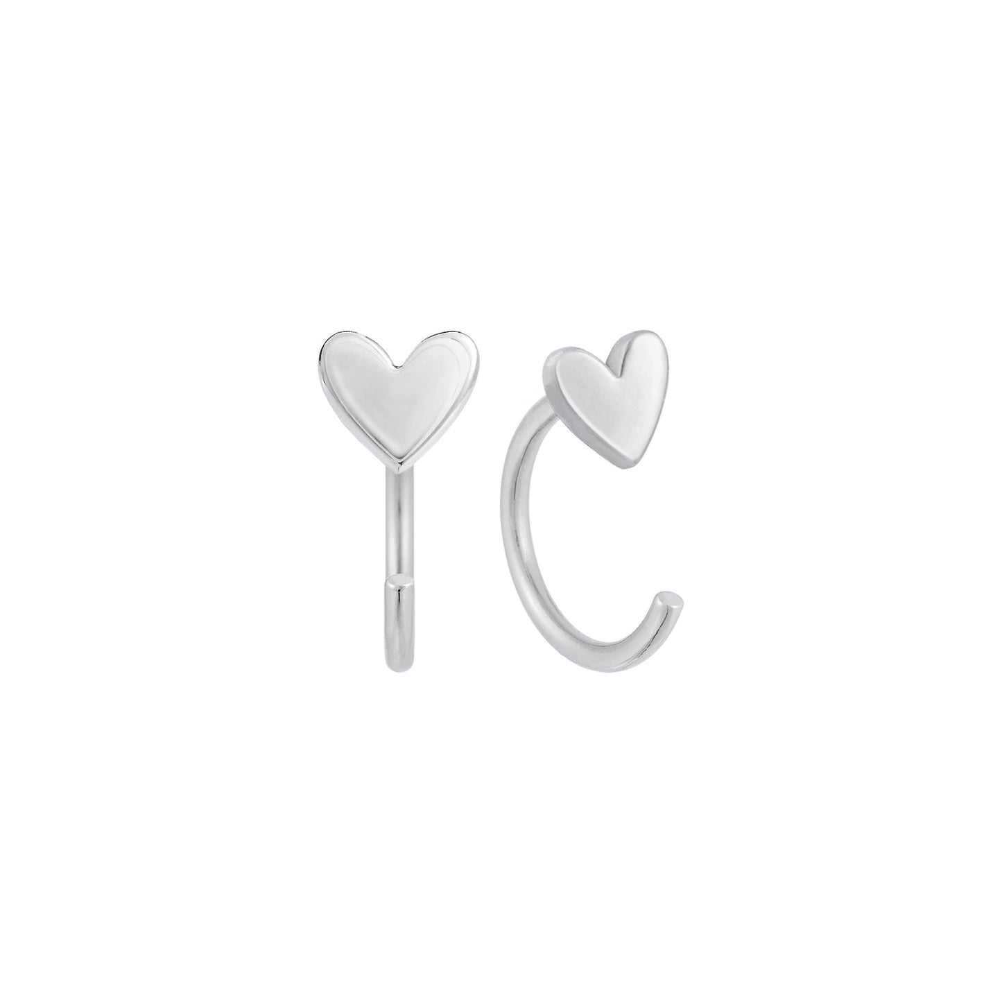 Little Heart Huggie Earrings