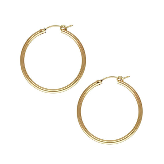 14KGF Euro Hoops