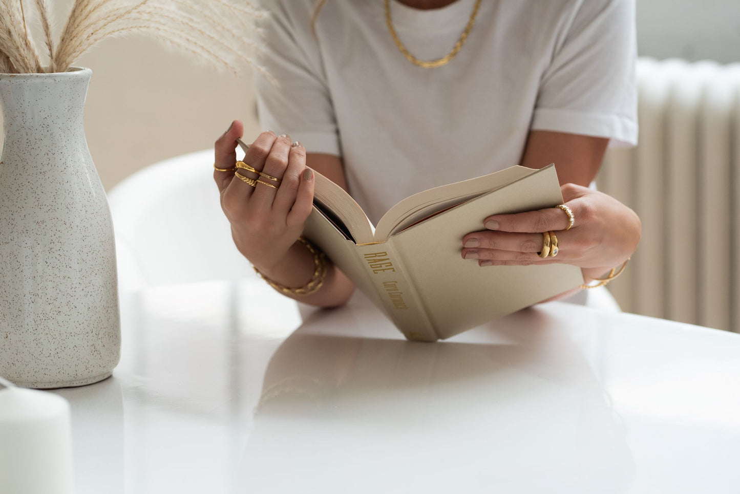 Croissant Dome Ring Gold