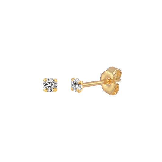 Sparkly Tiny Stud Earrings 2.5mm