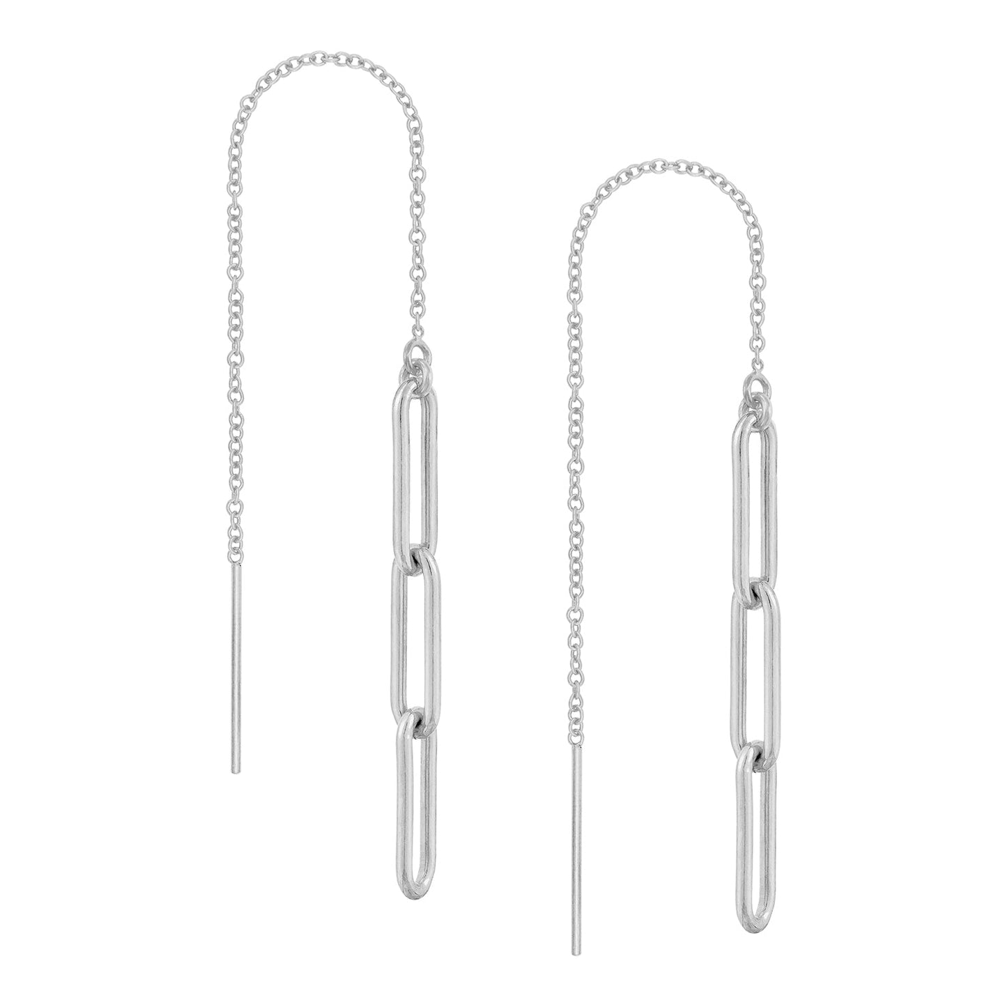 Muse Chain Threader Earrings