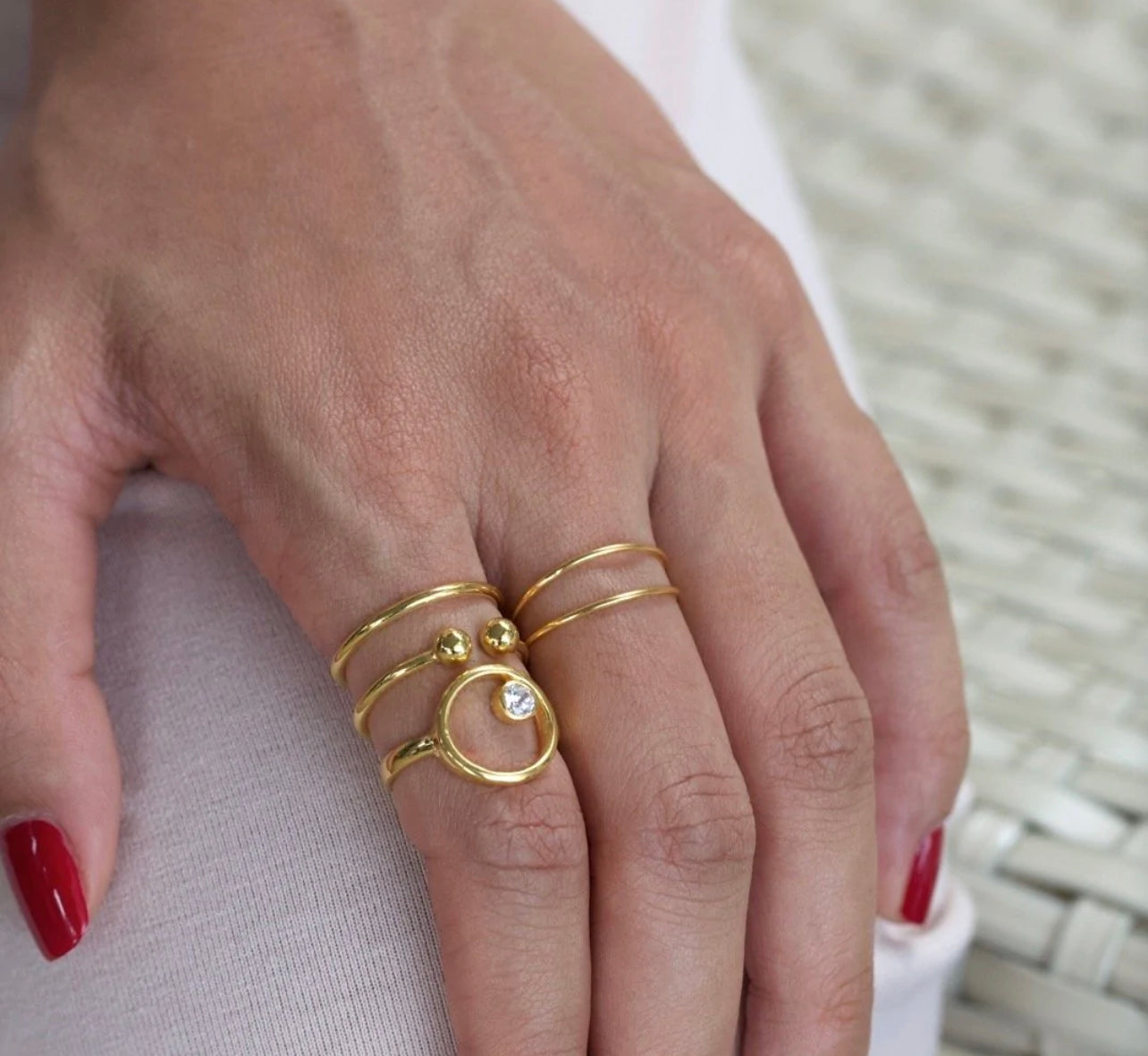 Chic Double Ring