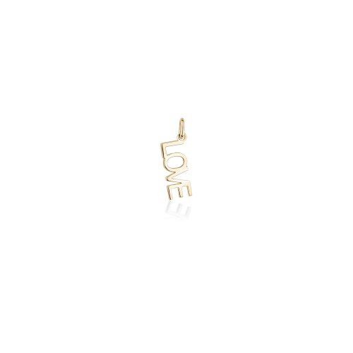 10K Yellow Gold "LOVE" Pendant