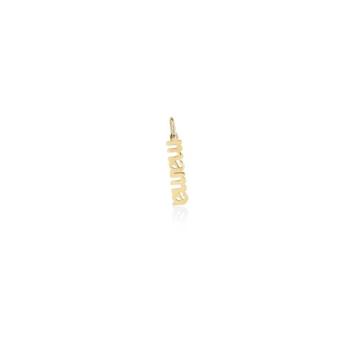 10K Yellow Gold "mama" Pendant