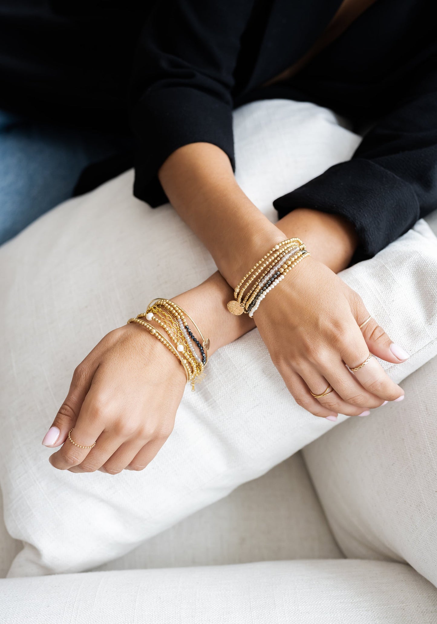 14KGF Stacking Bracelets