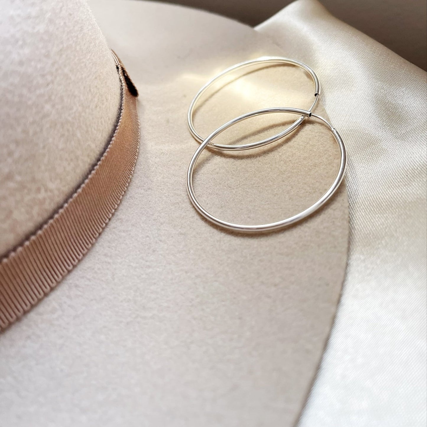 Endless Hoop Earrings Sterling Silver