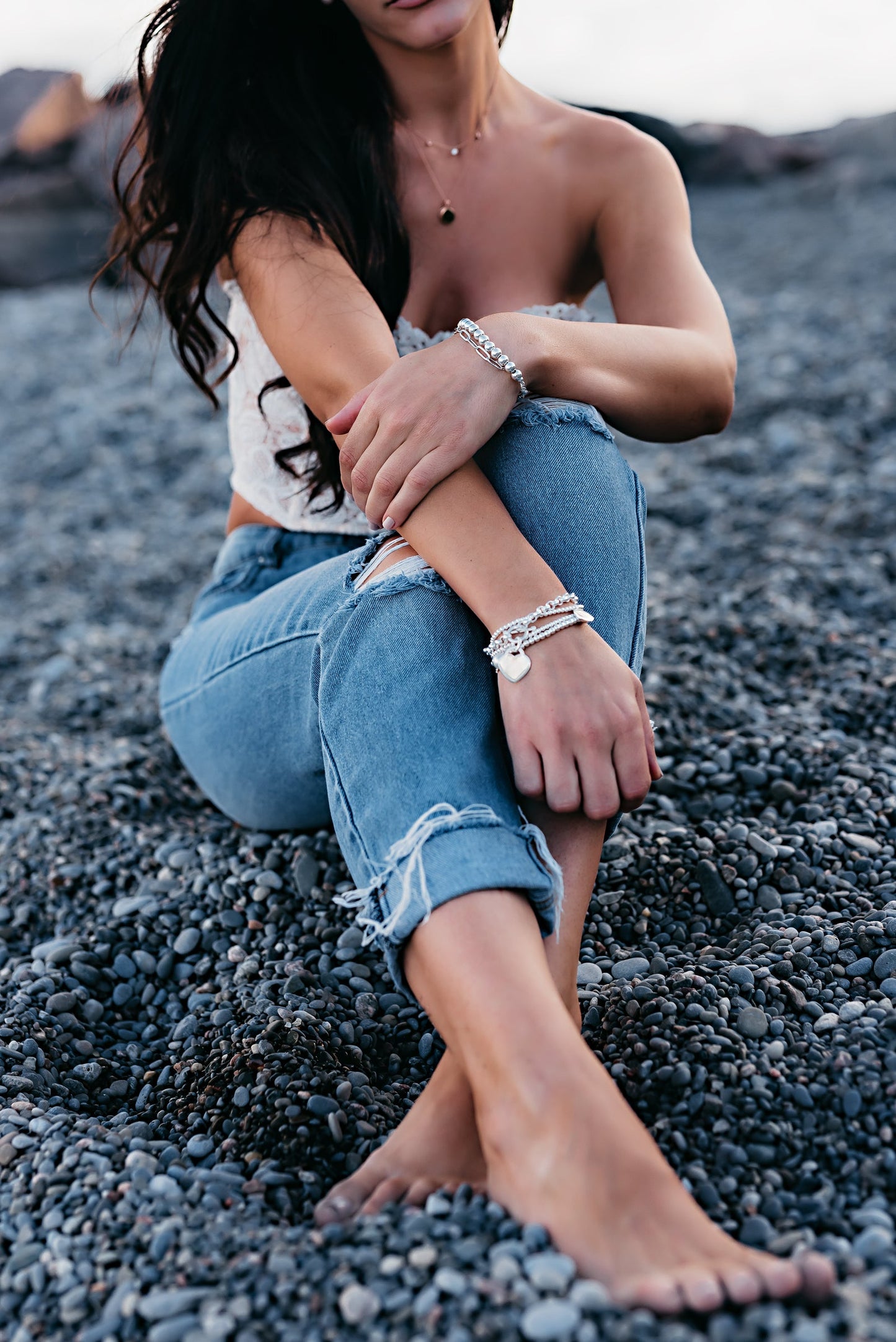 Sterling Silver Ball Bracelet