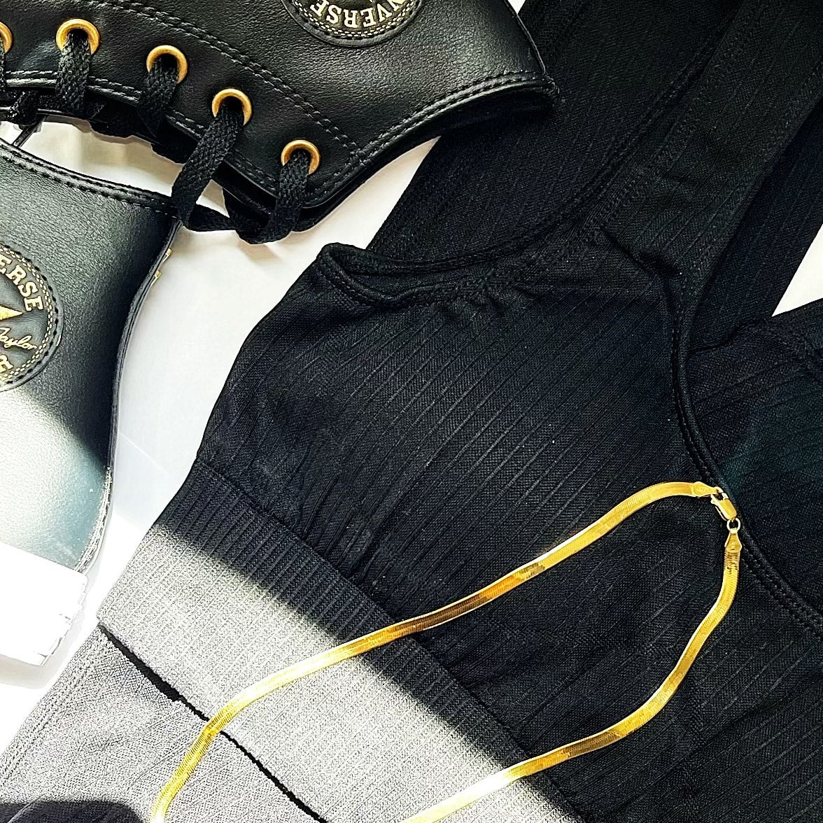 Gold Herringbone Chain 4.5mm