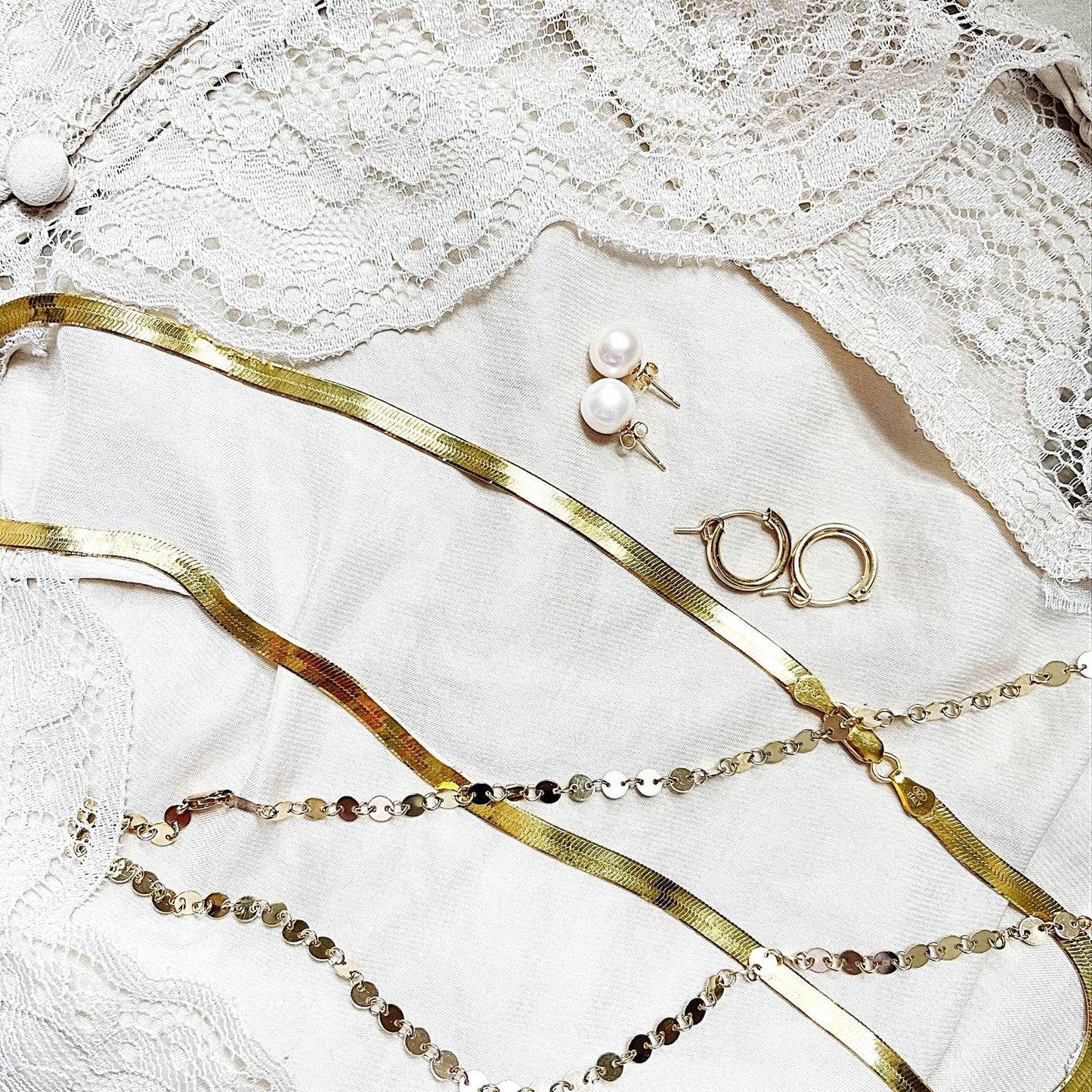 14KGF Coin chain Necklace