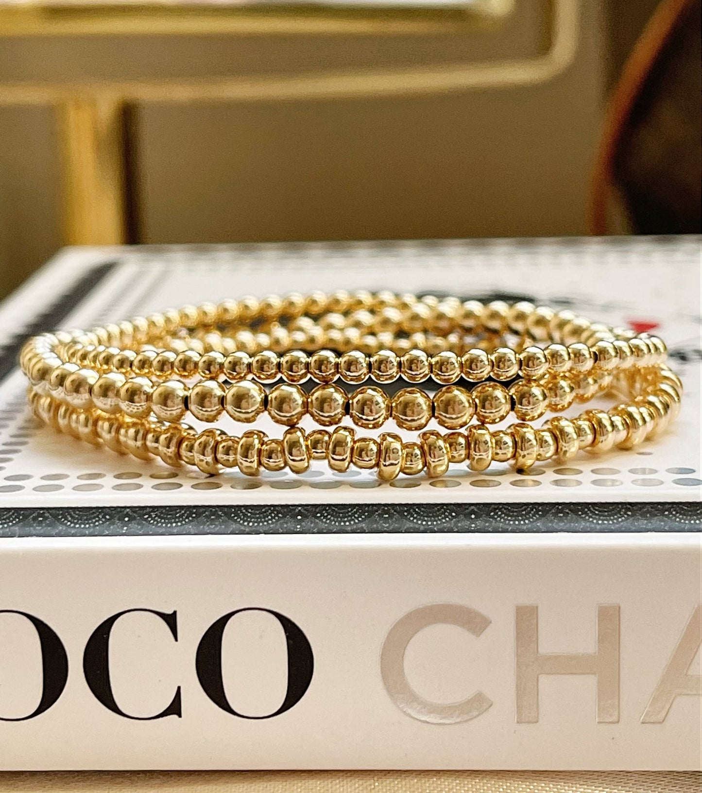 14KGF Bead Bracelets