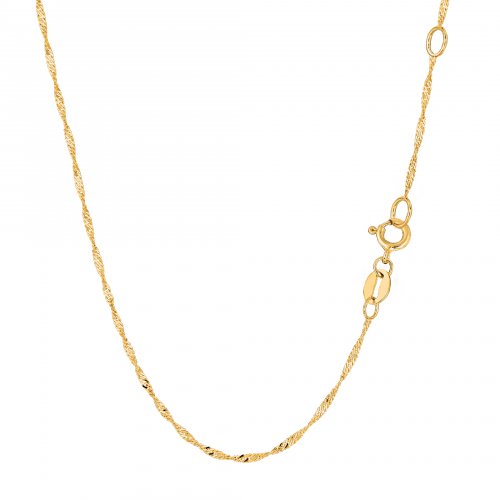 10K Gold Singapore Chain